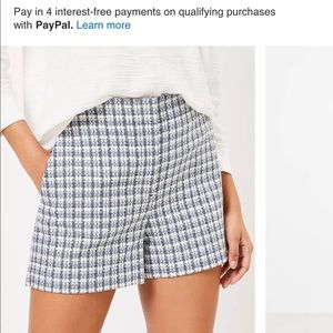 Loft Tweed Shorts